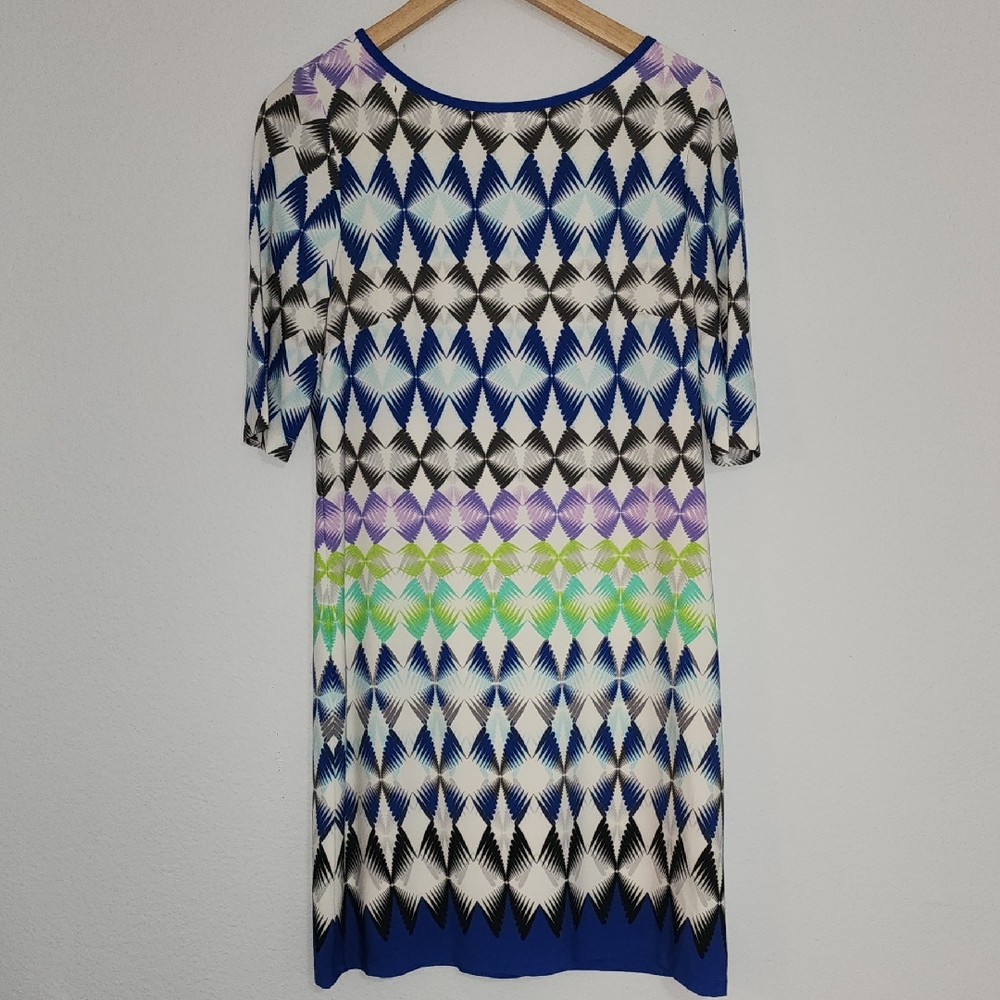 Eliza J Multi Colored Print Dress